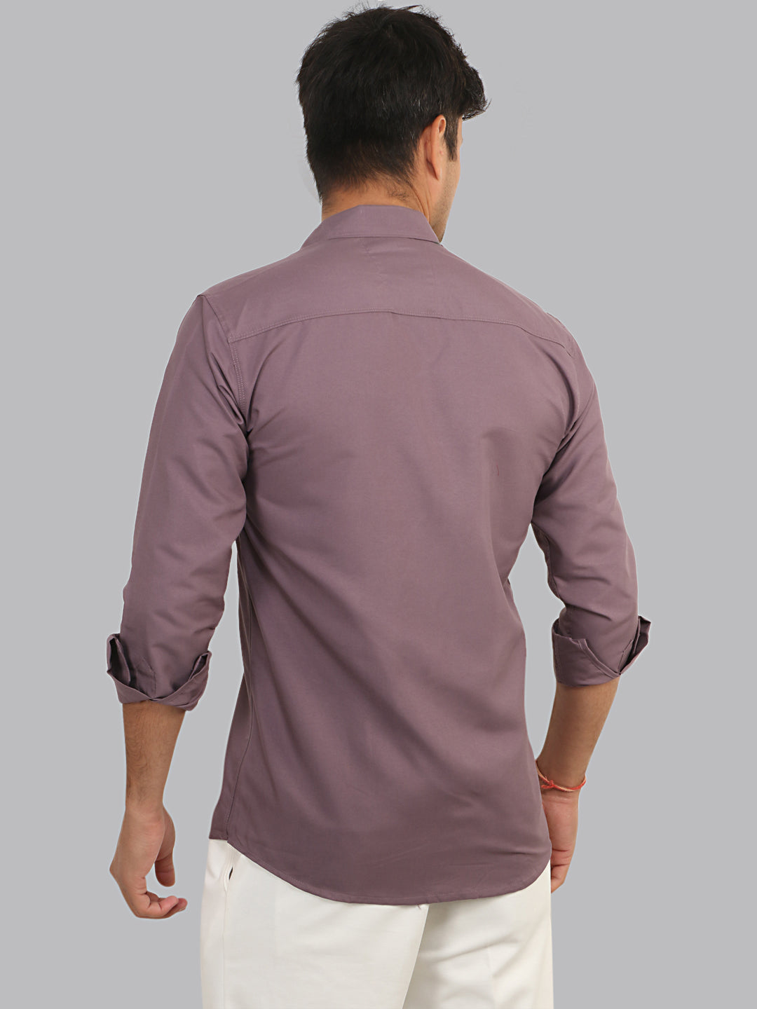 Opium Plain Solid Cotton Shirt