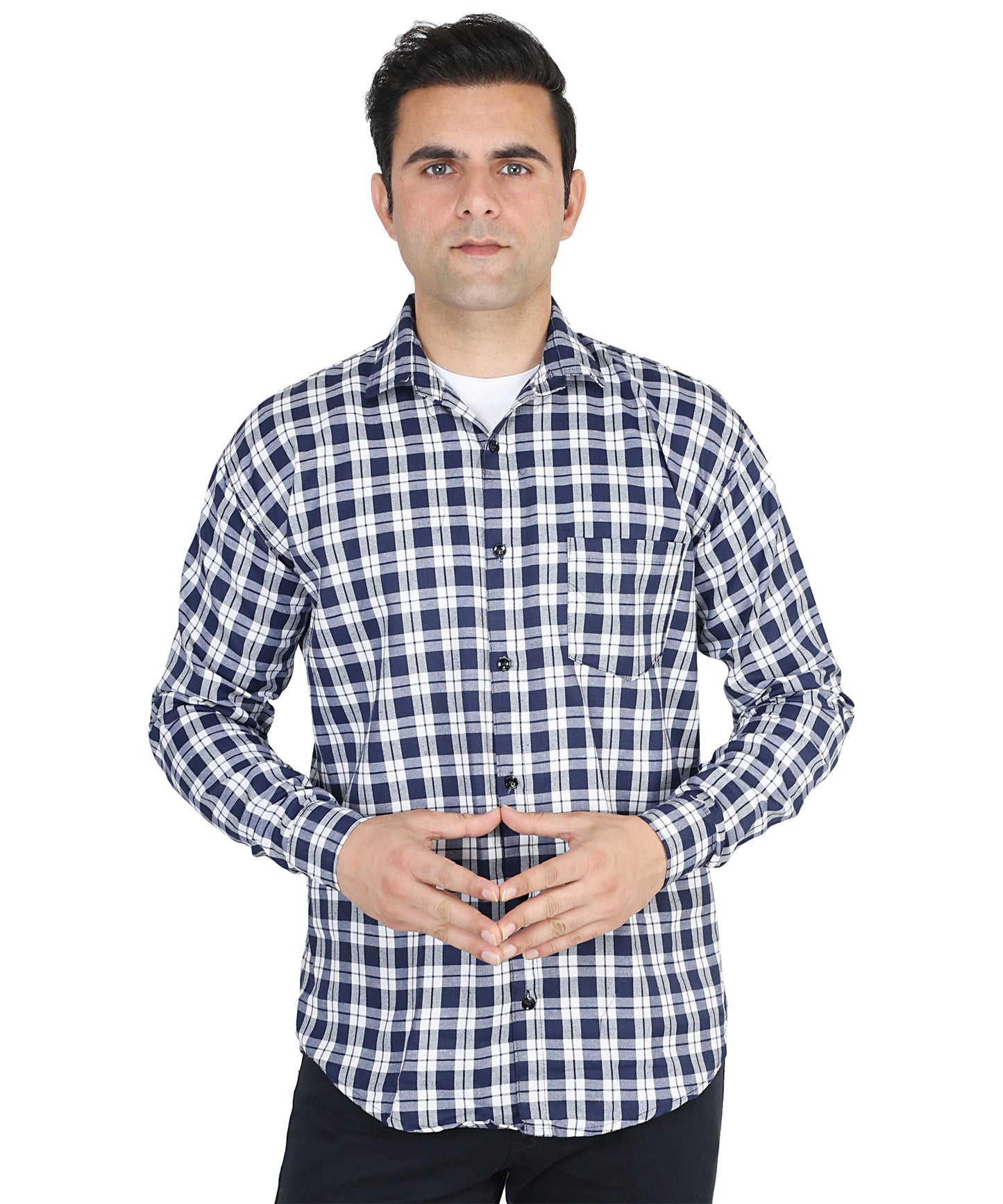 Red color checkered shirt for men